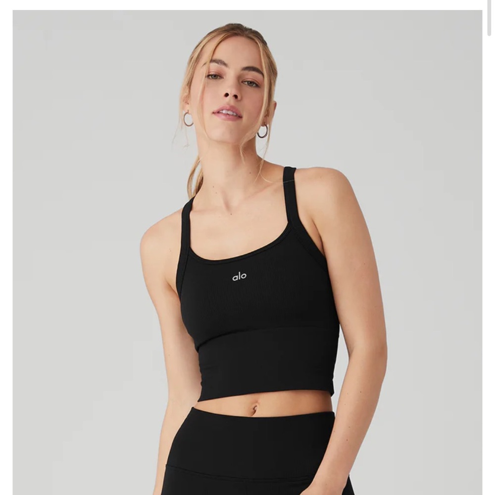 Alo Seamless Ribbed Favorite Bra Tank